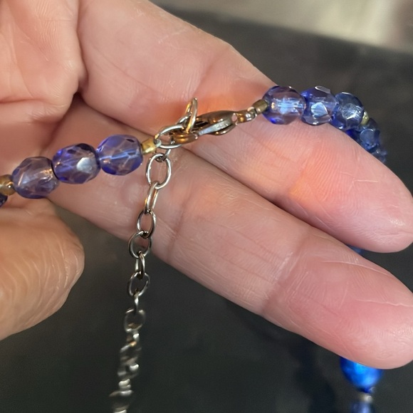 Vintage multi glass bead necklace - Picture 5 of 6